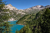 Lago Devero - Vista verso il Pianboglio e la Bocchetta d'Arbola. 